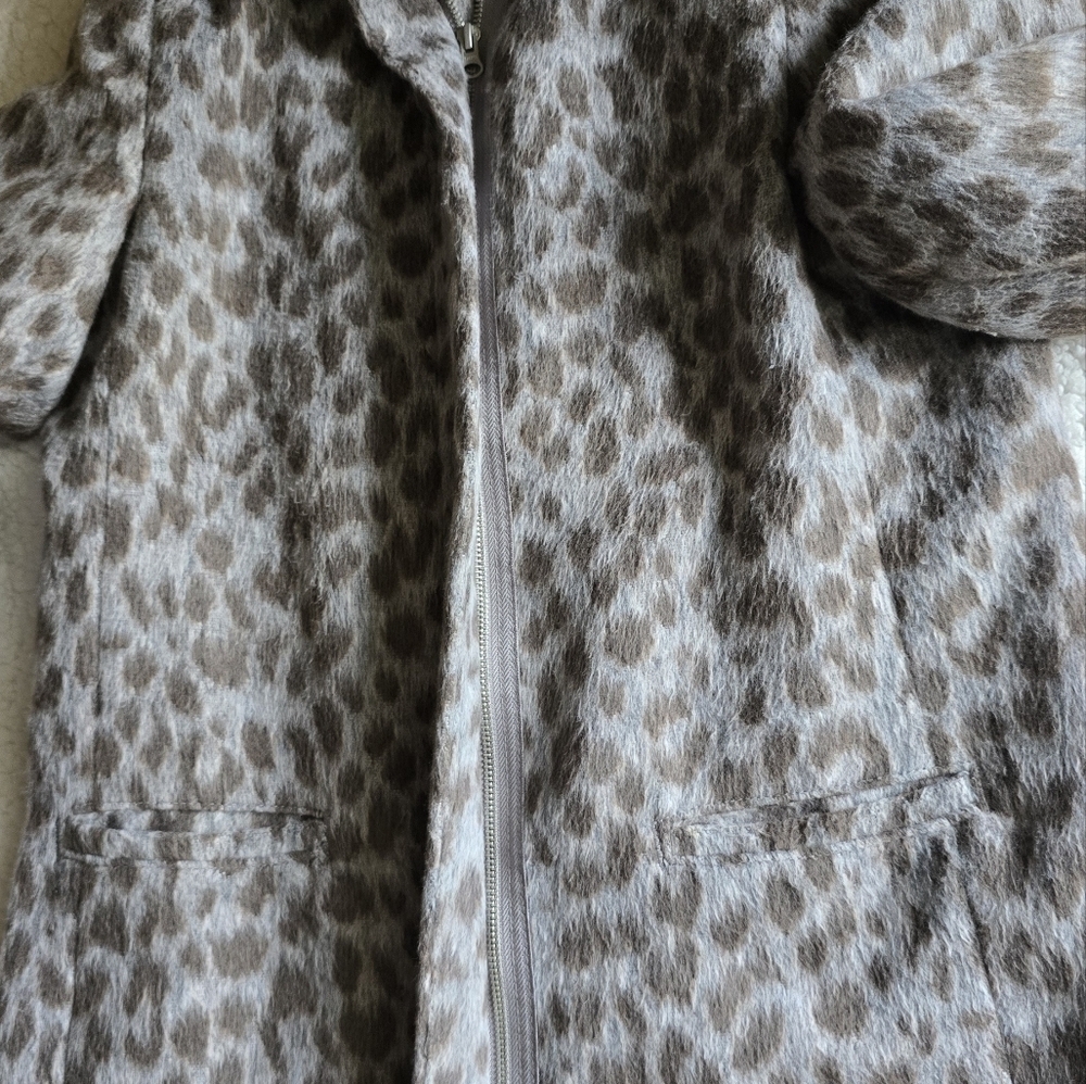 Old Navy Women Peacoat Gray Animal Print Size XS - Picture 11 of 15